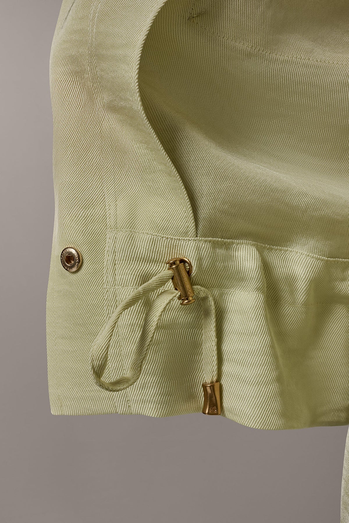 LONG SLEEVE TIE WAIST SHIRT