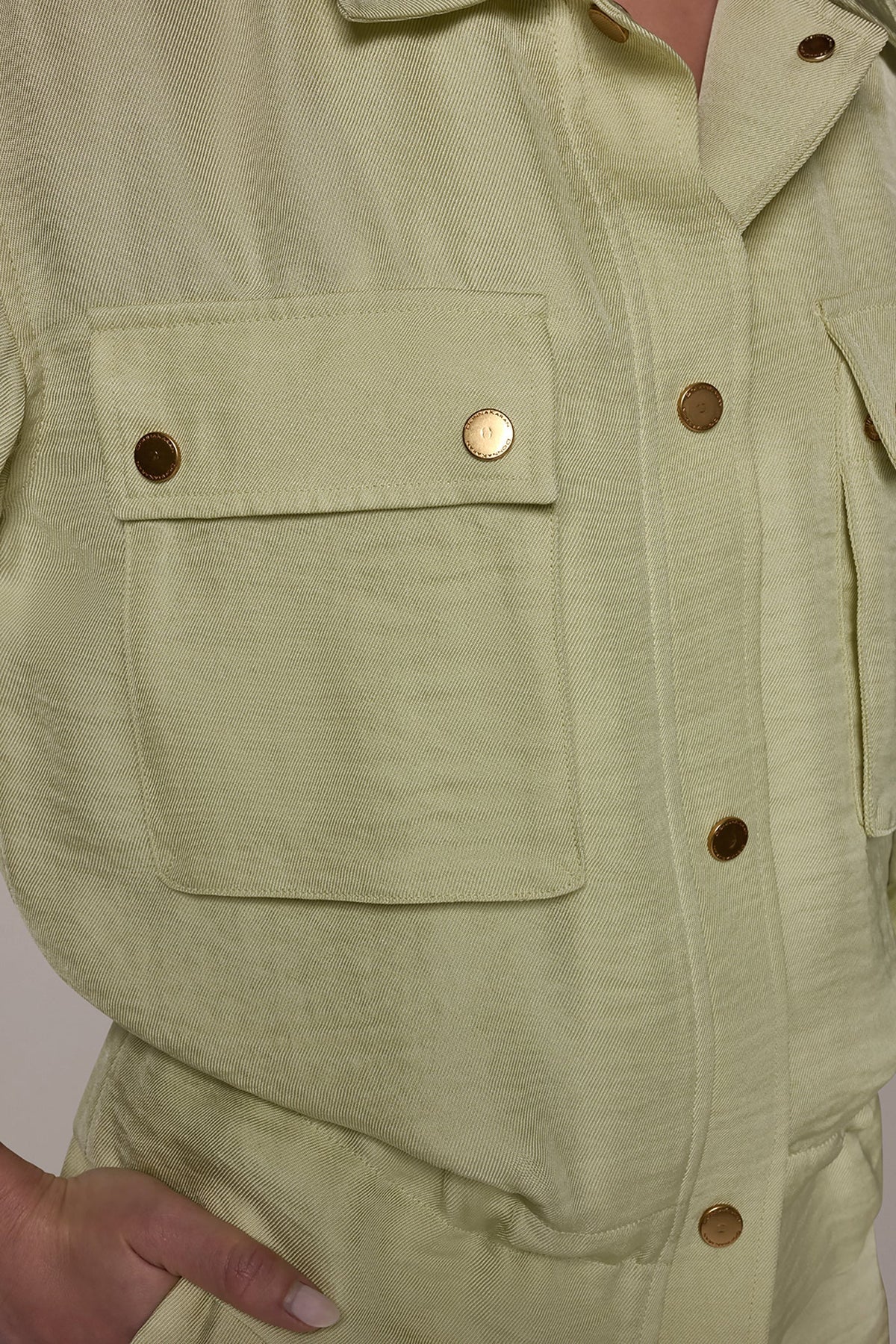 LONG SLEEVE TIE WAIST SHIRT